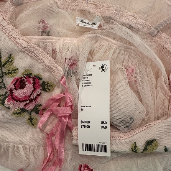 Kimchi Blue Faith Embroidered Babydoll Tank Top - Picture 6 of 8